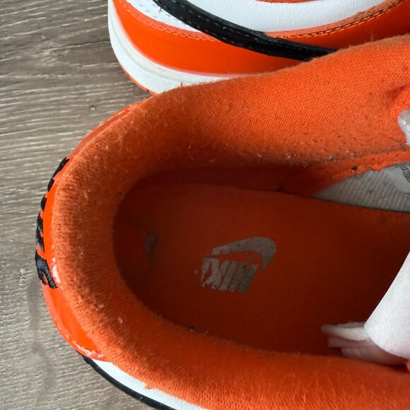 Nike Dunk Low Shoes Patent Orange Halloween 2022 DJ9955-800 Mens Size 12 EU 46 main image 6